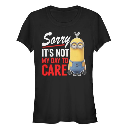 Junior’s Despicable Me Minion Not Day to Care T-Shirt