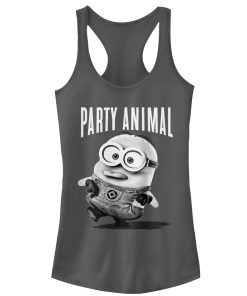 Junior’s Despicable Me Minion Party Animal Racerback Tank Top