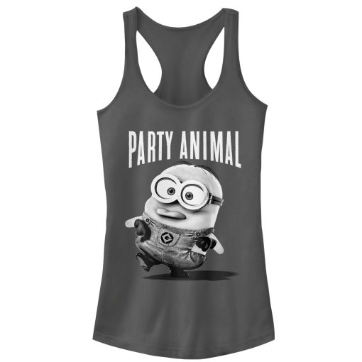 Junior’s Despicable Me Minion Party Animal Racerback Tank Top