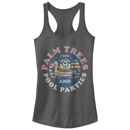 Junior’s Despicable Me Minion Pool Party Racerback Tank Top