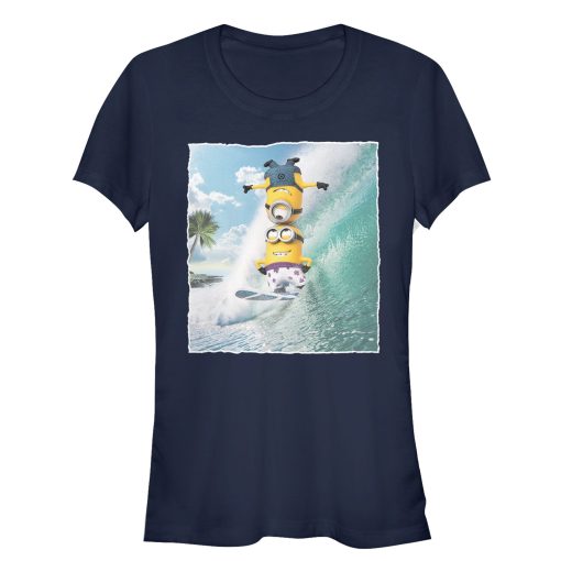 Junior’s Despicable Me Minion Surf Tricks T-Shirt