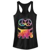 Junior’s Despicable Me Minion Tie-Dye Racerback Tank Top