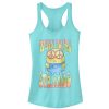 Junior’s Despicable Me Minion Tie-Dye Strange Racerback Tank Top