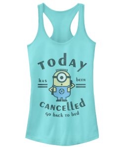 Junior’s Despicable Me Minion Today Cancelled Racerback Tank Top