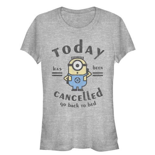 Junior’s Despicable Me Minion Today Cancelled T-Shirt