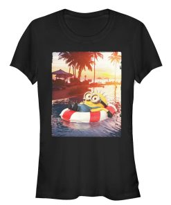 Junior’s Despicable Me Minion Tropical Vacation T-Shirt