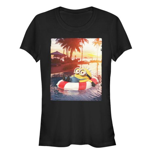 Junior’s Despicable Me Minion Tropical Vacation T-Shirt