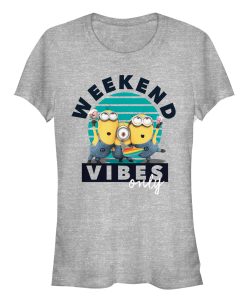 Junior’s Despicable Me Minion Weekend Vibes T-Shirt