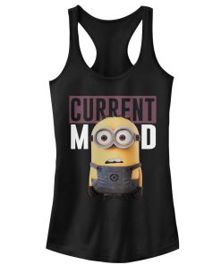 Junior’s Despicable Me Minions Current Mood Racerback Tank Top