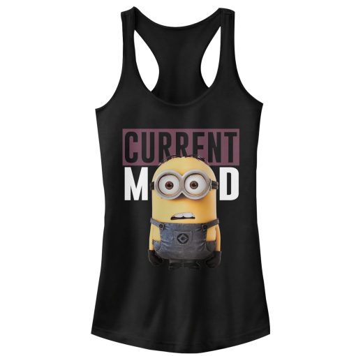 Junior’s Despicable Me Minions Current Mood Racerback Tank Top