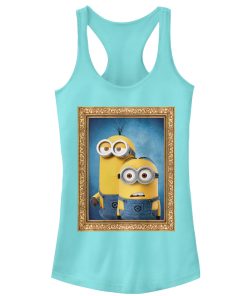 Junior’s Despicable Me Minions Frame Racerback Tank Top