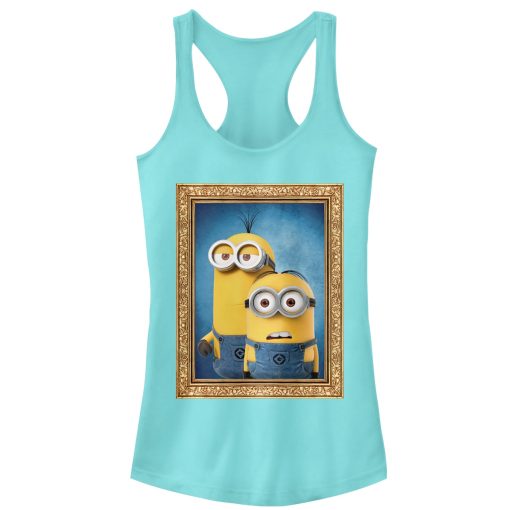 Junior’s Despicable Me Minions Frame Racerback Tank Top