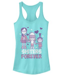 Junior’s Despicable Me Sisters Forever Racerback Tank Top