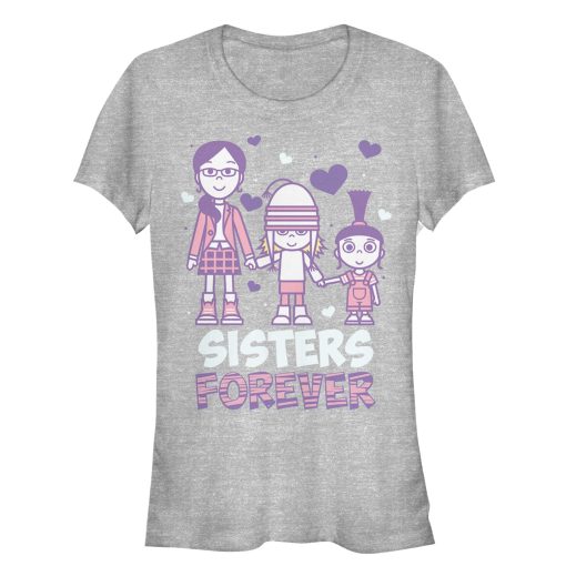 Junior’s Despicable Me Sisters Forever T-Shirt