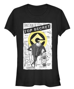 Junior’s Despicable Me Top Secret T-Shirt