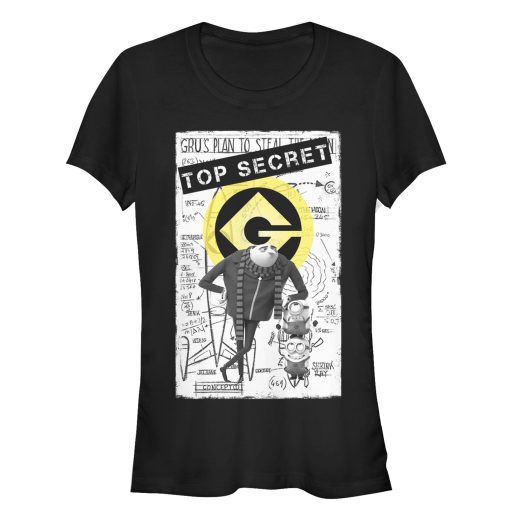 Junior’s Despicable Me Top Secret T-Shirt