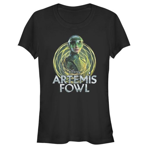 Junior’s Disney Artemis Fowl Captain Holly Short Swirl T-Shirt