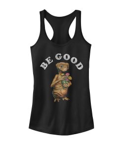 Junior’s E.T. the Extra-Terrestrial Be Good Flower Racerback Tank Top