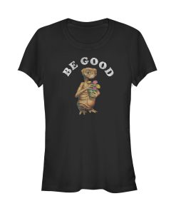 Junior’s E.T. the Extra-Terrestrial Be Good Flower T-Shirt