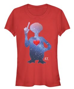 Junior’s E.T. the Extra-Terrestrial Galactic Alien Heart T-Shirt