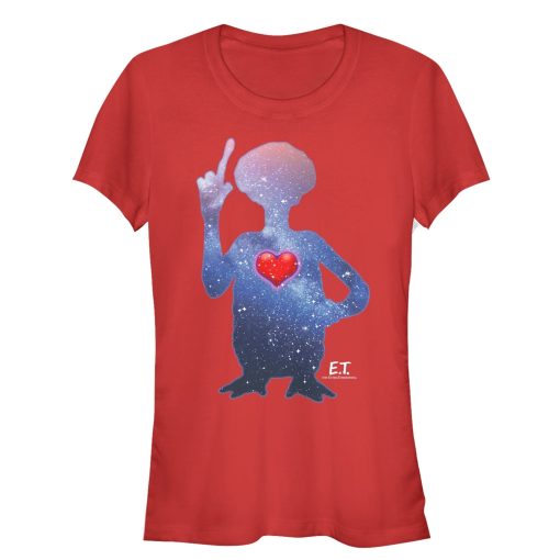 Junior’s E.T. the Extra-Terrestrial Galactic Alien Heart T-Shirt