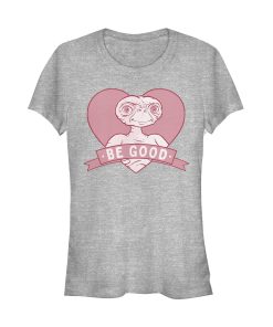 Junior’s E.T. the Extra-Terrestrial Valentine Alien Be Good Profile T-Shirt