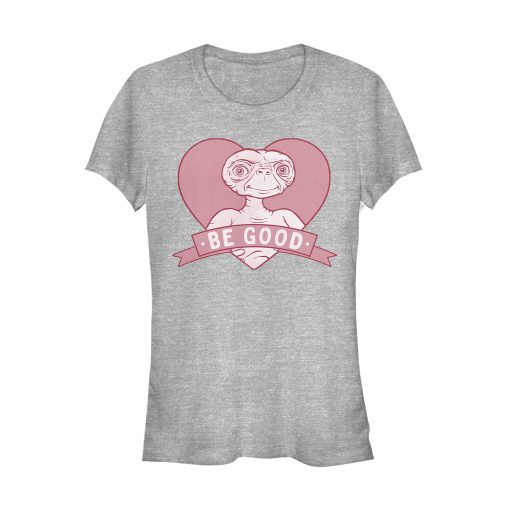 Junior’s E.T. the Extra-Terrestrial Valentine Alien Be Good Profile T-Shirt