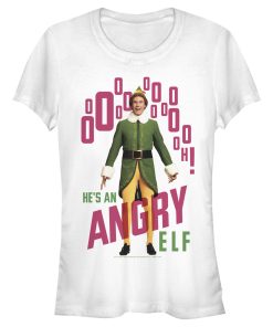 Junior’s Elf Angry Elf T-Shirt