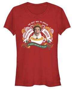 Junior’s Elf Christmas Cheer Singing T-Shirt
