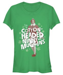 Junior’s Elf Cotton-Headed Ninny Muggins Buddy T-Shirt