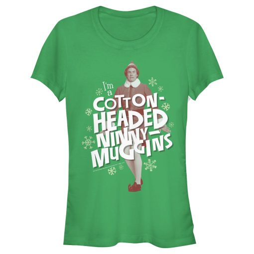 Junior’s Elf Cotton-Headed Ninny Muggins Buddy T-Shirt