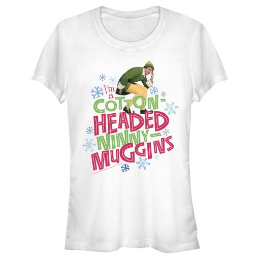 Junior’s Elf Cotton-Headed Ninny Muggins T-Shirt