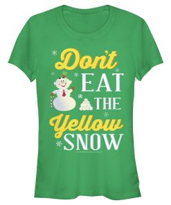 Junior’s Elf Don’t Eat Yellow Snow T-Shirt