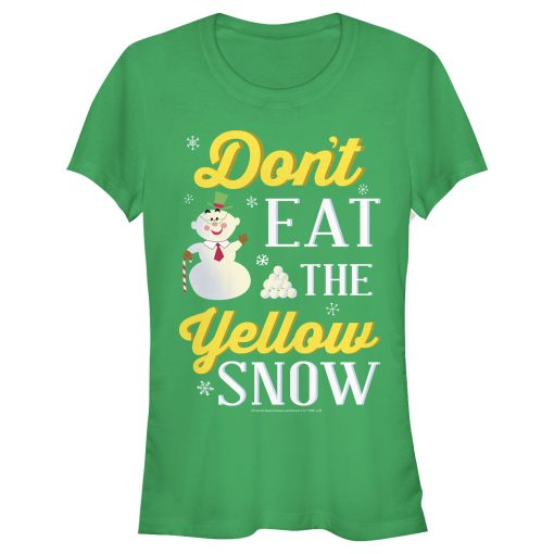 Junior’s Elf Don’t Eat Yellow Snow T-Shirt