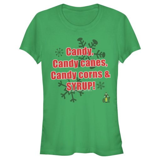 Junior’s Elf Main Food Groups T-Shirt