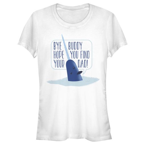 Junior’s Elf Mr. Narwhal Bye Buddy T-Shirt