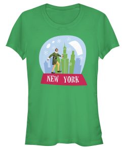 Junior’s Elf New York Snow Globe T-Shirt