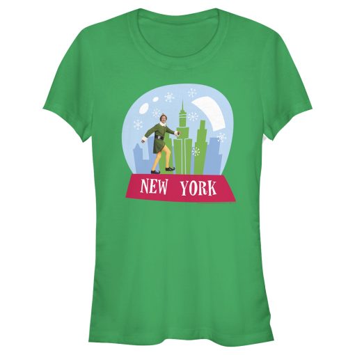 Junior’s Elf New York Snow Globe T-Shirt