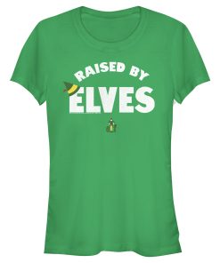 Junior’s Elf Raised By Elves T-Shirt