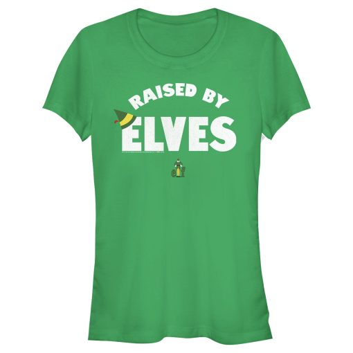 Junior’s Elf Raised By Elves T-Shirt