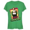 Junior’s Elf Santa I Know Him Quote T-Shirt
