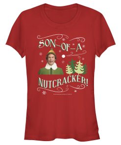 Junior’s Elf Son of a Nutcracker T-Shirt