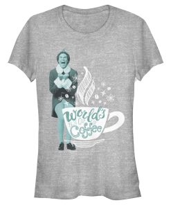 Junior’s Elf World’s Best Coffee T-Shirt