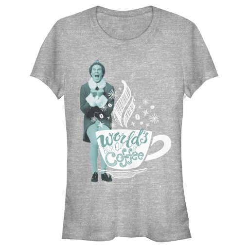 Junior’s Elf World’s Best Coffee T-Shirt