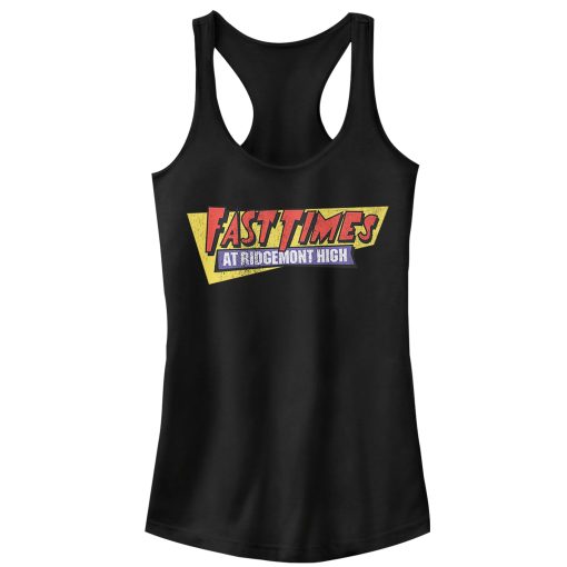 Junior’s Fast Times at Ridgemont High Retro Logo Racerback Tank Top