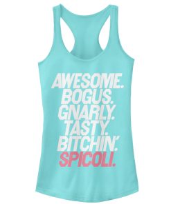 Junior’s Fast Times at Ridgemont High Spicoli Slang Racerback Tank Top