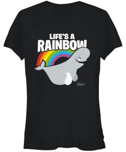 Junior’s Finding Dory Bailey Life is a Rainbow T-Shirt