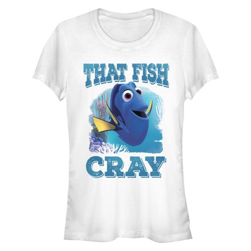 Junior’s Finding Dory Cray Cray Fish T-Shirt