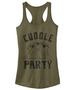 Junior’s Finding Dory Cuddle Party Otters Racerback Tank Top