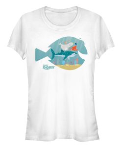 Junior’s Finding Dory Fish Frame T-Shirt